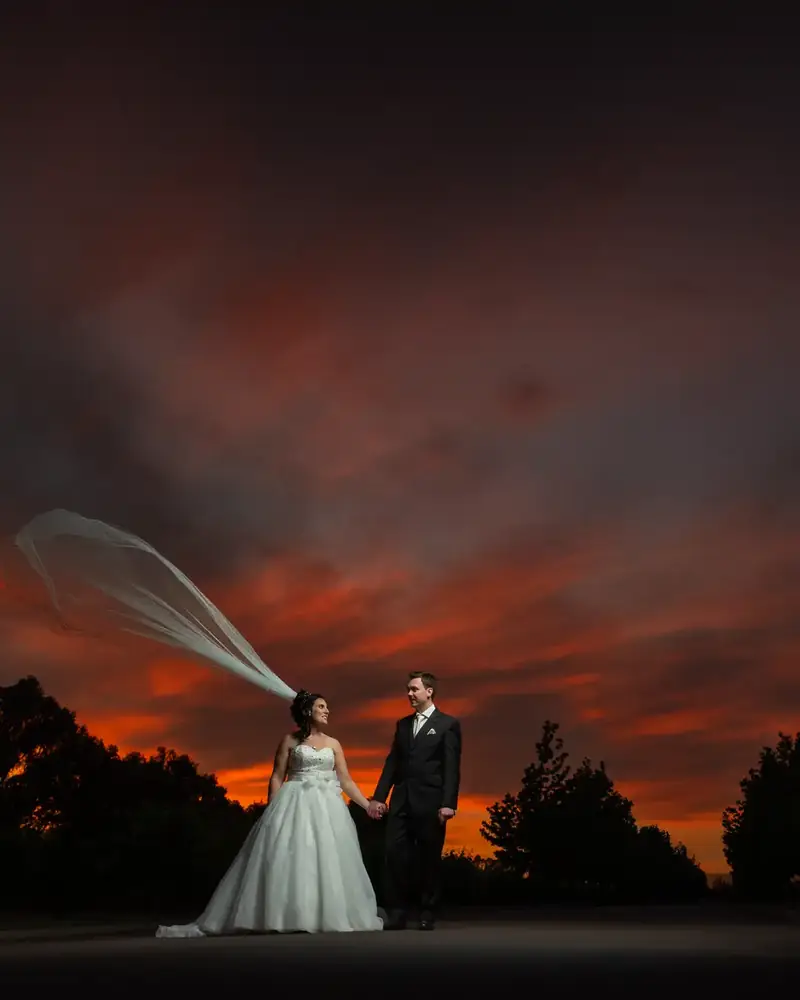 Wedding photograph by Red Bark Studio